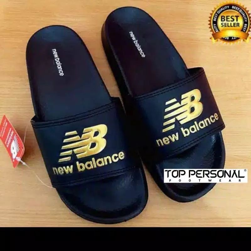 Sandal Slide On New Balance (NB) Sendal Slop Pria Wanita Sandal Selop Karet