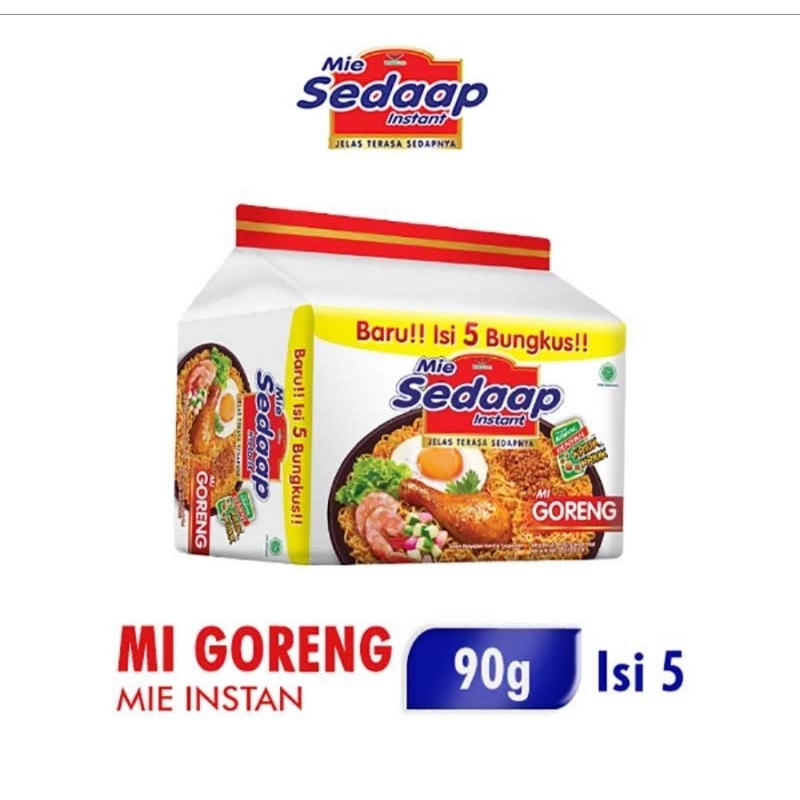 

Sedaap Mie Instant Goreng 5 x 90 g