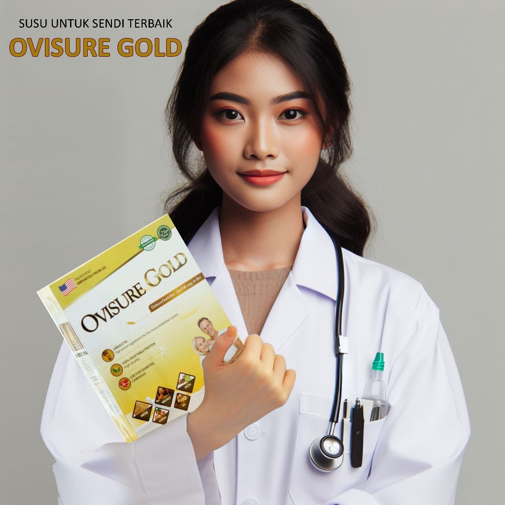 

1 BOX OVISURE GOLD MILK SUSU OBAT TULANG DAN SENDI YG SEHAT 100% DIMFOR USA