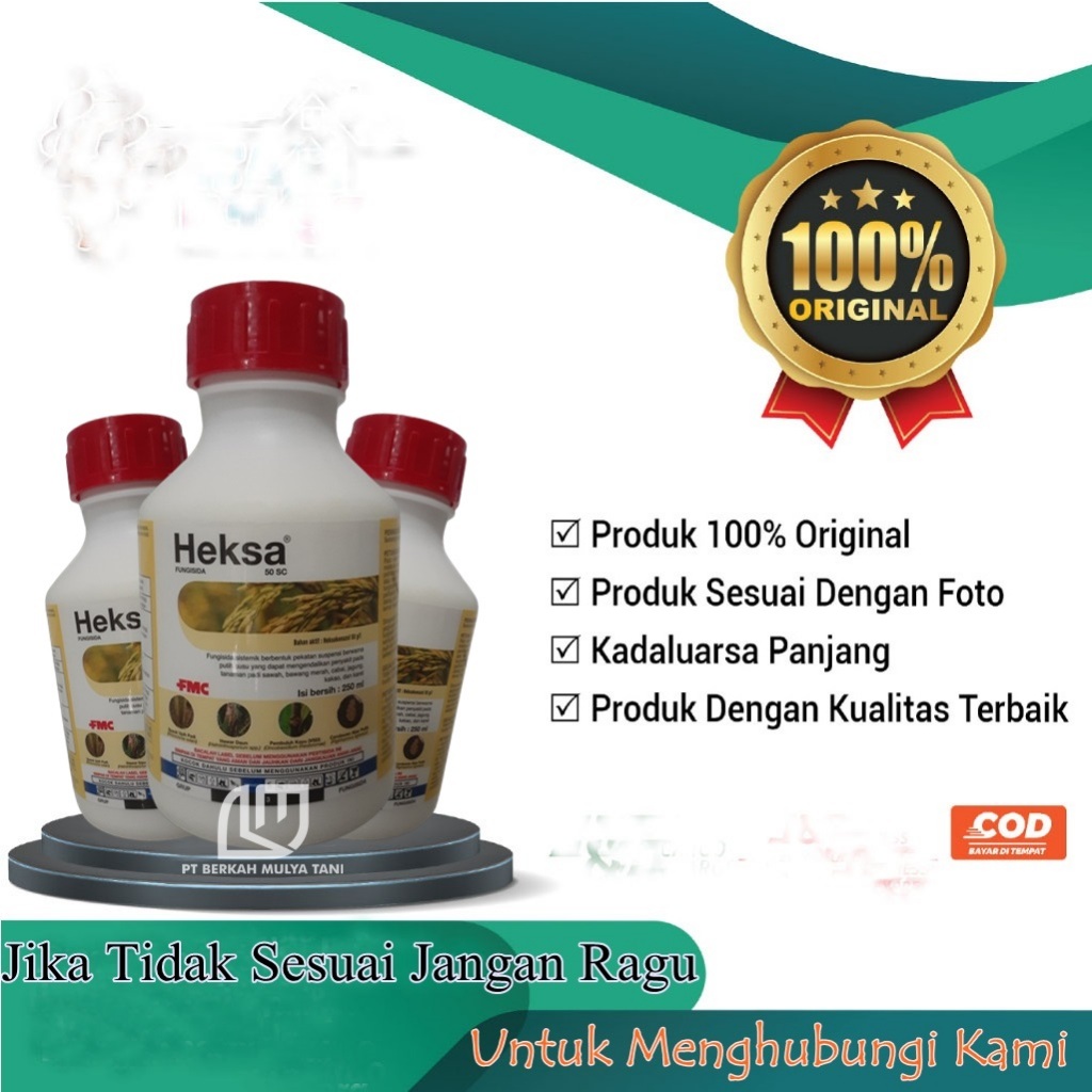 Fungisida Heksa 50 SC 250 ml FMC Bahan Aktif Heksakonazol