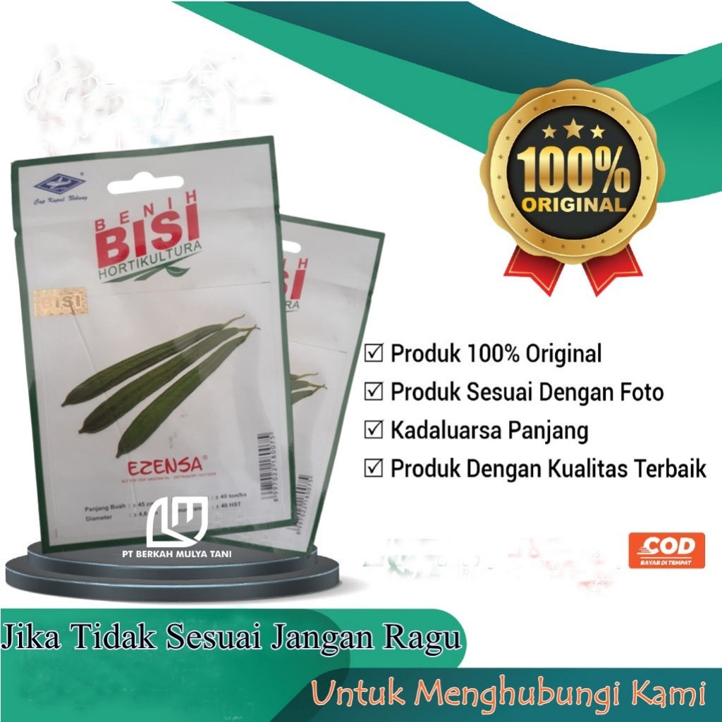 10 Biji Bibit Benih Oyong Gambas Panjang Esenza  Hibrida F1 ( Bisi ) Cap kapal Terbang