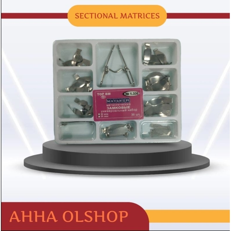 ~AHHA~ DENTAL MATRIX SECTIONAL WITH INTERPROXIMAL CLAMP