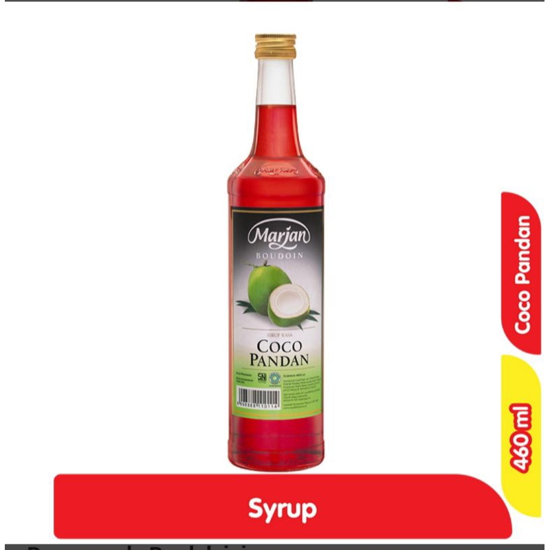 

syrup marjan 460 ml cocopandan