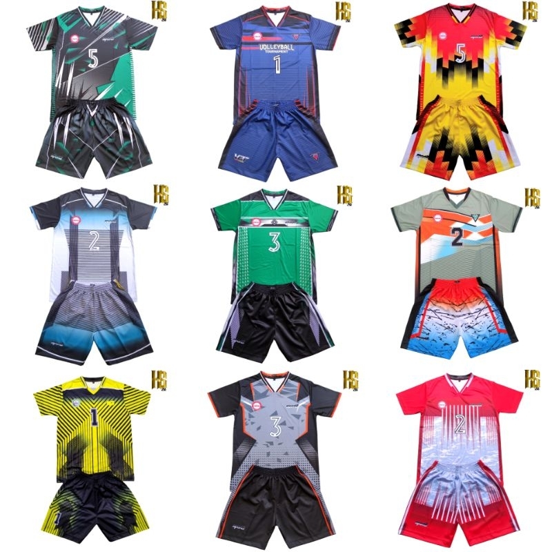 STELAN BAJU CELANA VOLI PRIA FULL PRINTING,SET VOLLY / VOLLYBALL