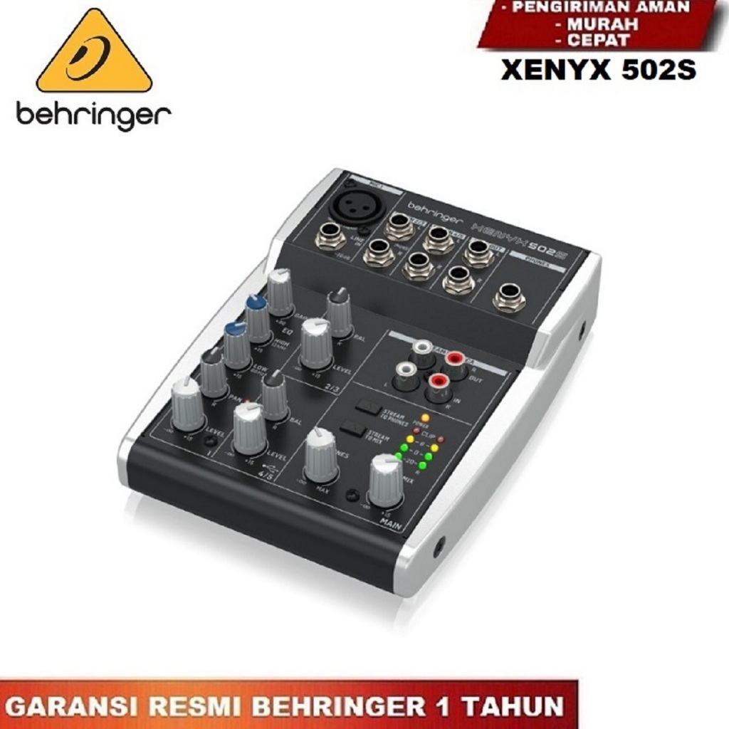Mixer Behringer XENYX502S XENYX 502S Original