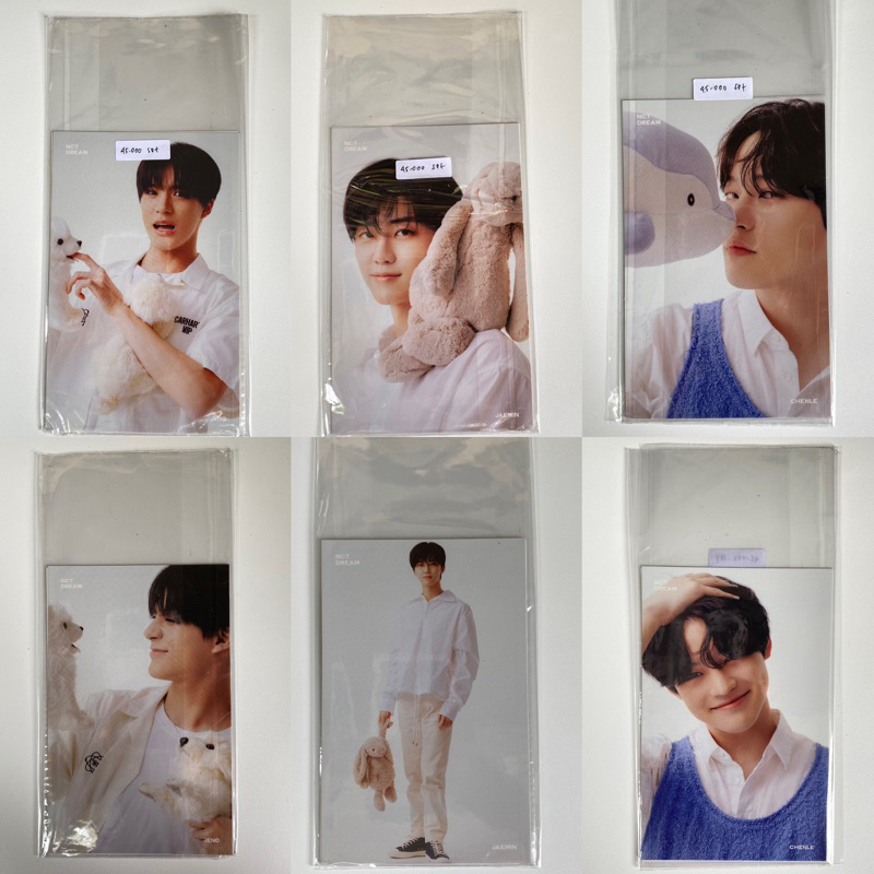 POSTCARD JENO JAEMIN CHENLE (set dapat 2) NCT DREAM SEASON GREETINGS 2022