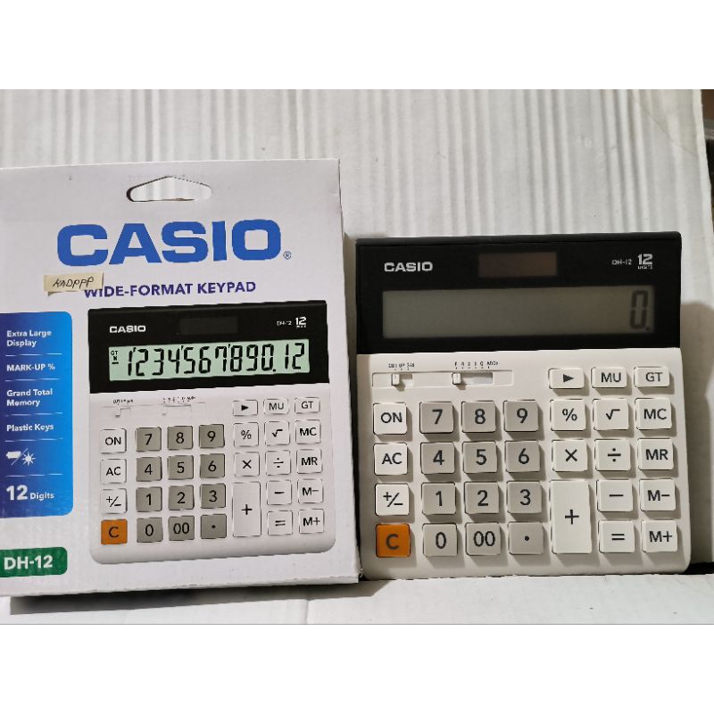 

Kalkulator Casio DH12 format 12digits