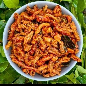 

kripik usus pedas 250gram tanpa daun jeruk