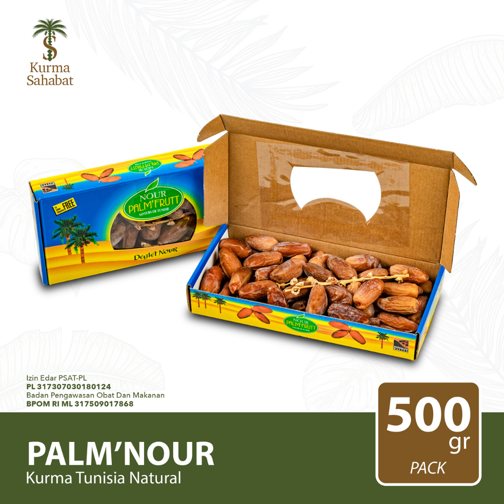 

Kurma Palm Nour 500Gr Tangkai Tunisia