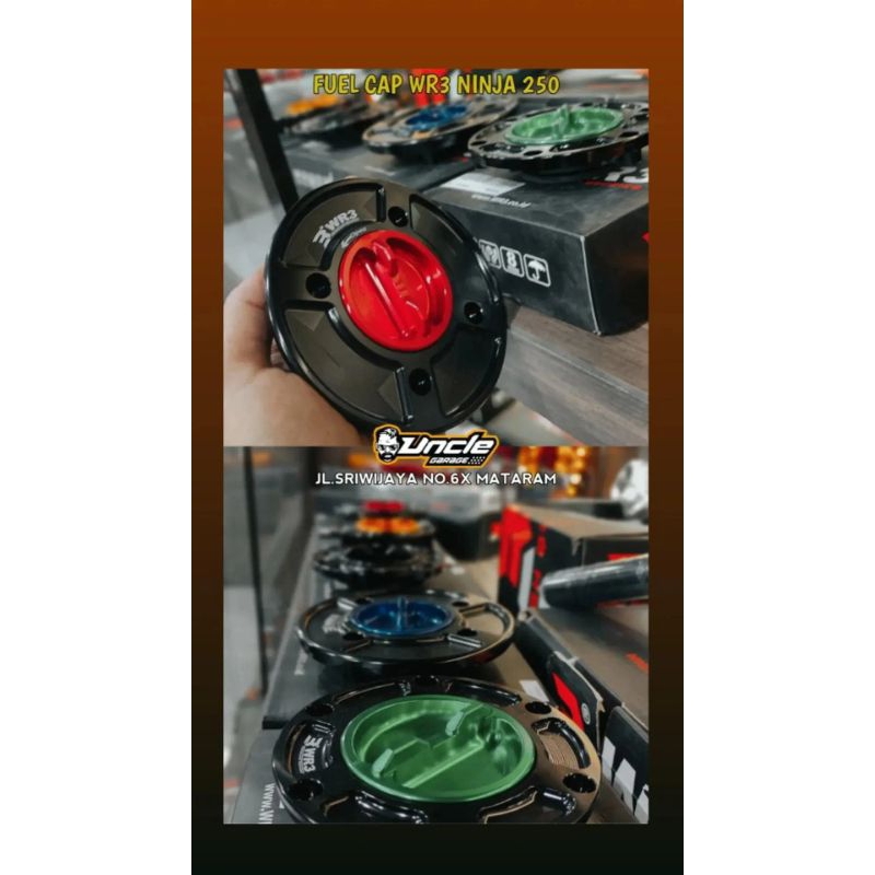 Fuel Cap / Tutup Tangki Ninja 250 WR3