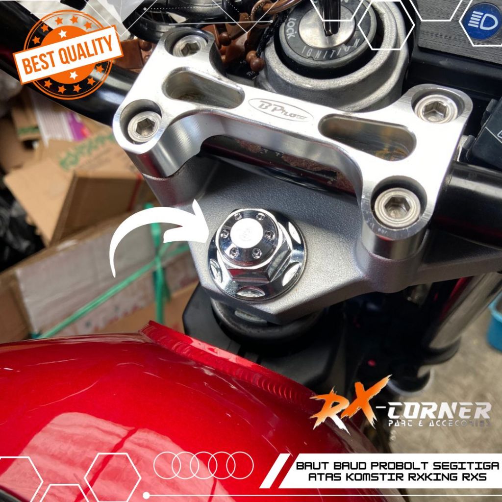 BAUT BAUD PROBOLT SEGITIGA ATAS KOMSTIR RXKING RXS