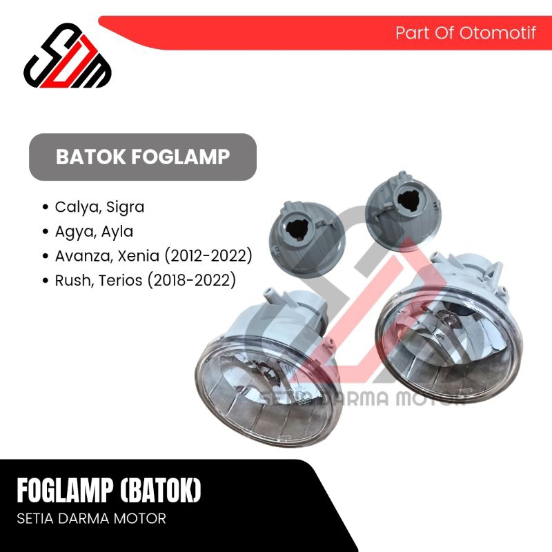 Batok Foglamp Mobil Toyota Calya Sigra Agya Alya Avanza Xenia 2012 2013 2014 2015 2016 2017 2018 201
