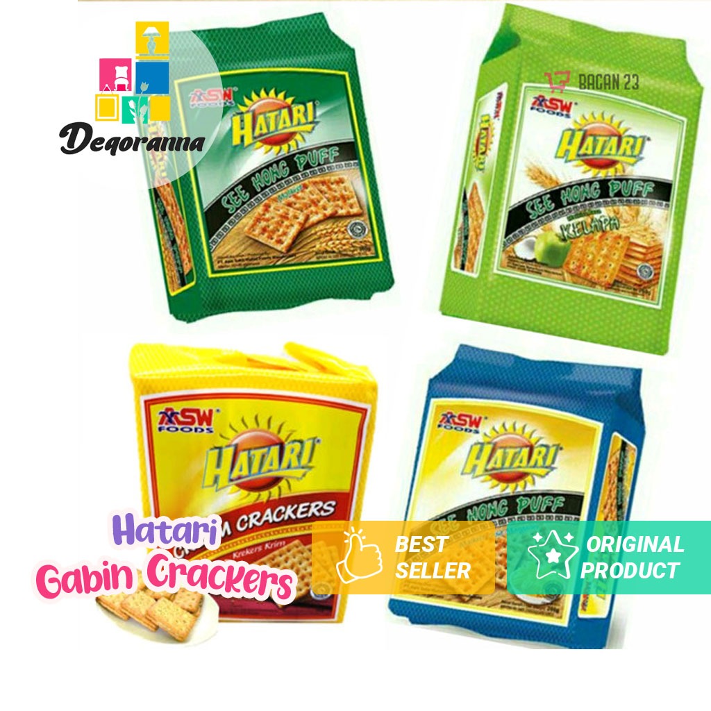 

Hatari Biskuit Gabin 260g Cream Crackers