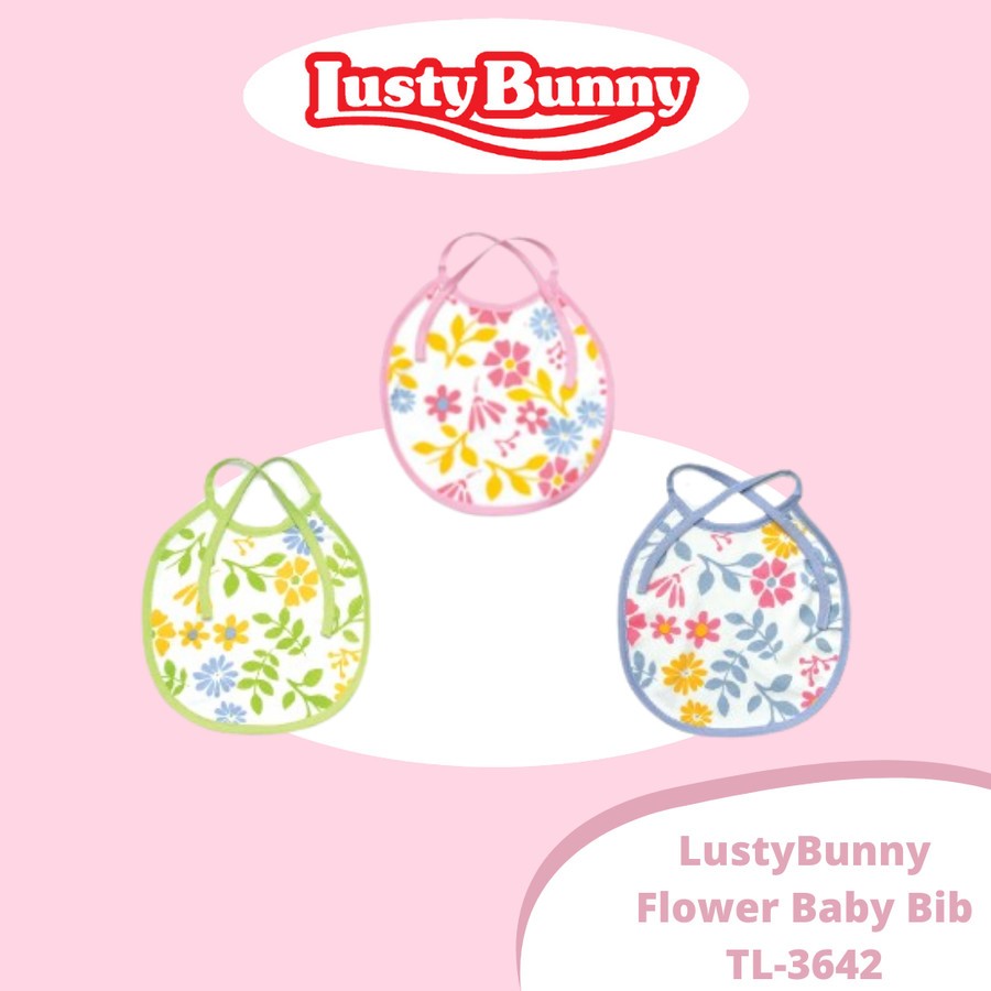 LustyBunny Bib Flower TL-3642 Celemek Bayi