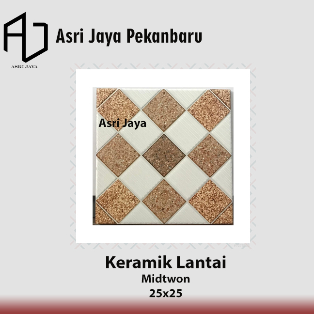 Keramik Lantai Kamar Mandi Mulia Midtown Series 25x25cm Kw1