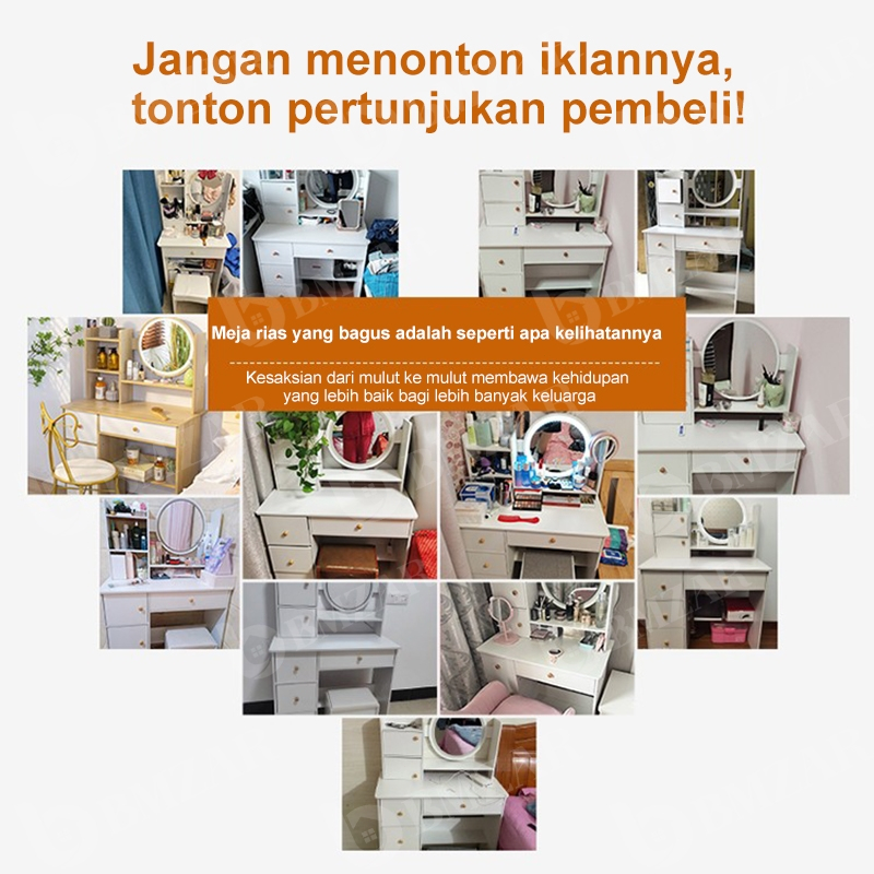 IWANA_HOME BMZAR MEJA RIAS LAMPU LED MEJA RIAS MINIMALIS MEJA RIAS LESEHAN MEJA RIAS ANAK PEREMPU