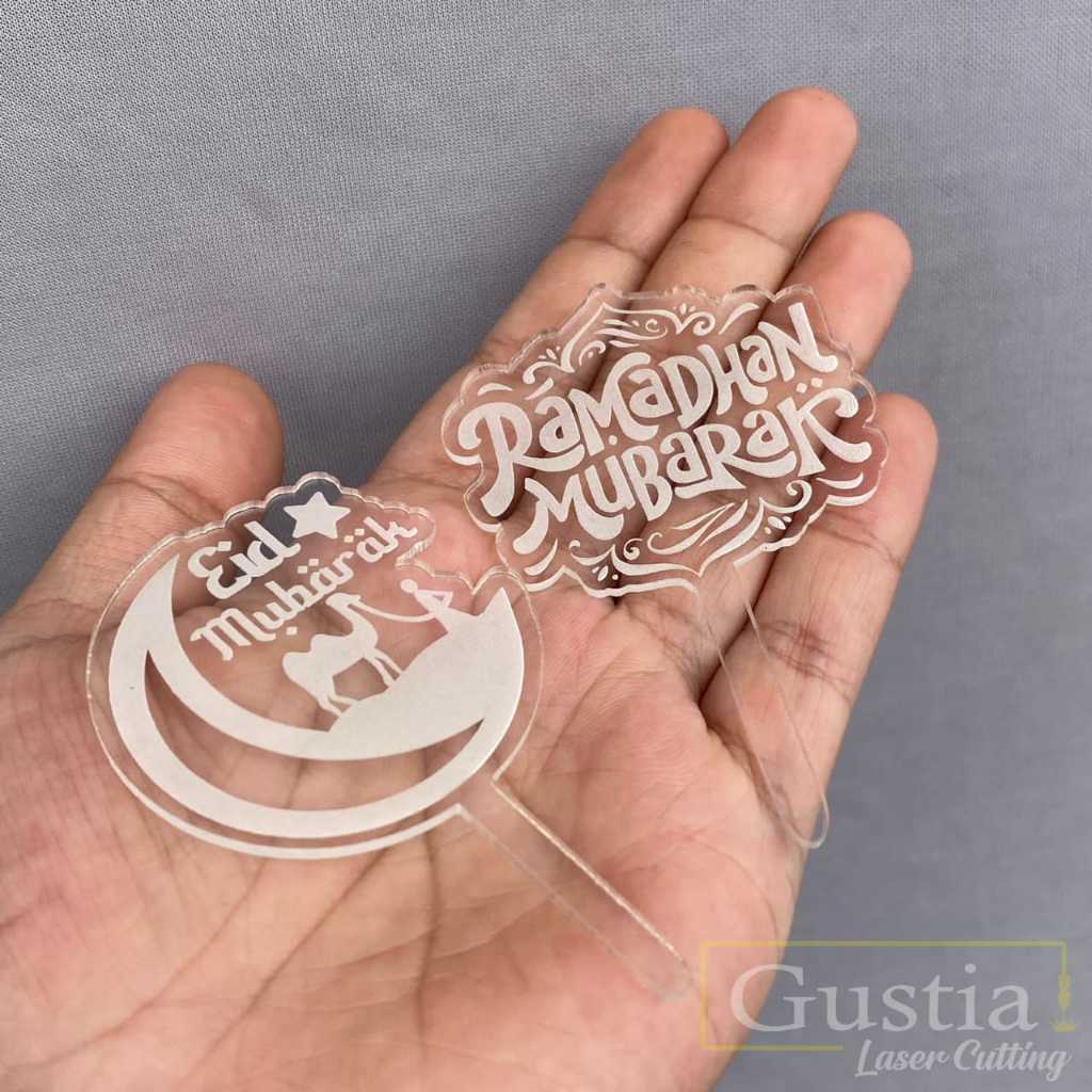 CAKE TOPPER RAMADAN | CAKE TOPPER AKRILIK | CAKE TOPPER TRANSPARAN | CAKE TOPPER AESTHETIC | CAKE TO