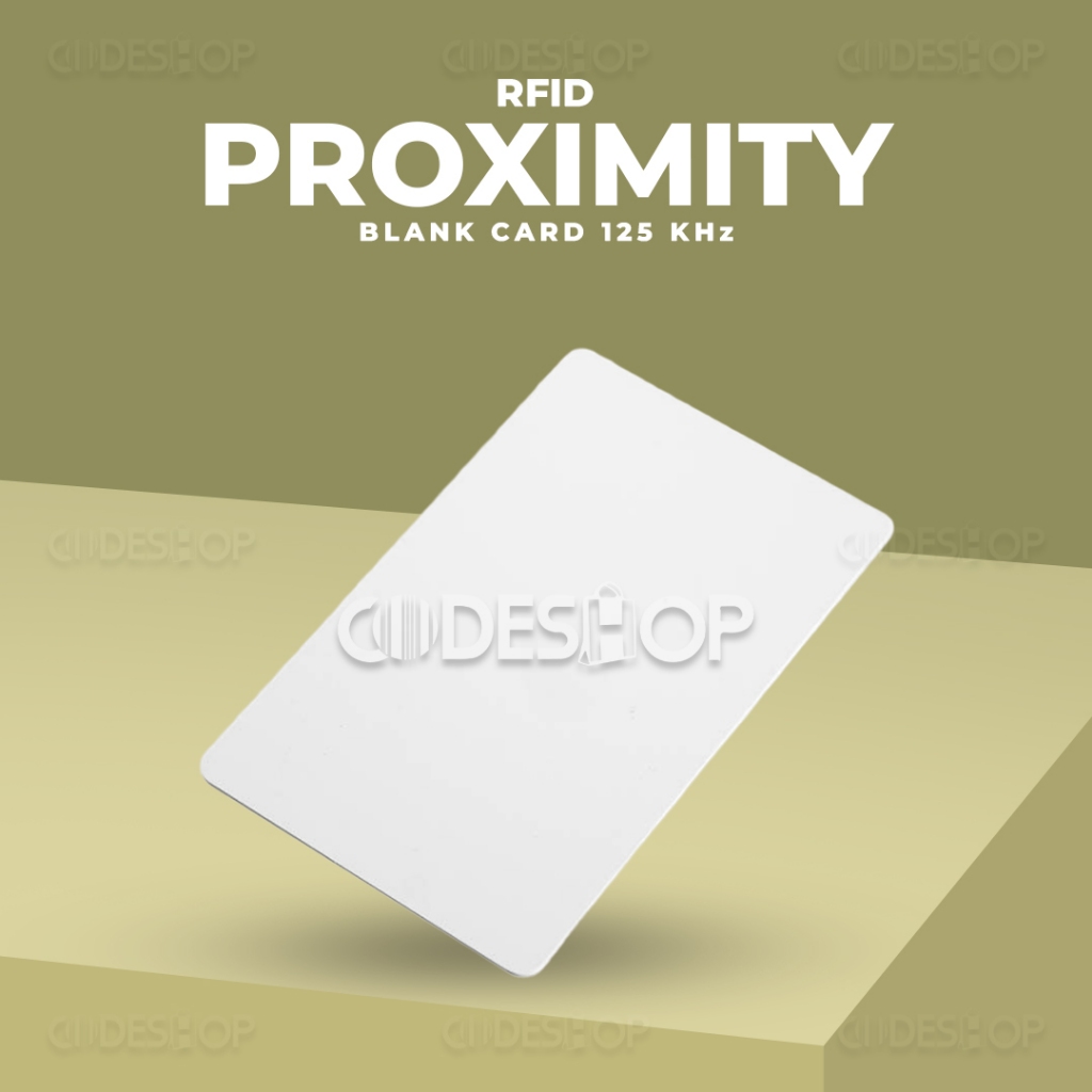 

Kartu RFID Proximity Frekuensi 125 KHz PVC Blank ID Card Polos