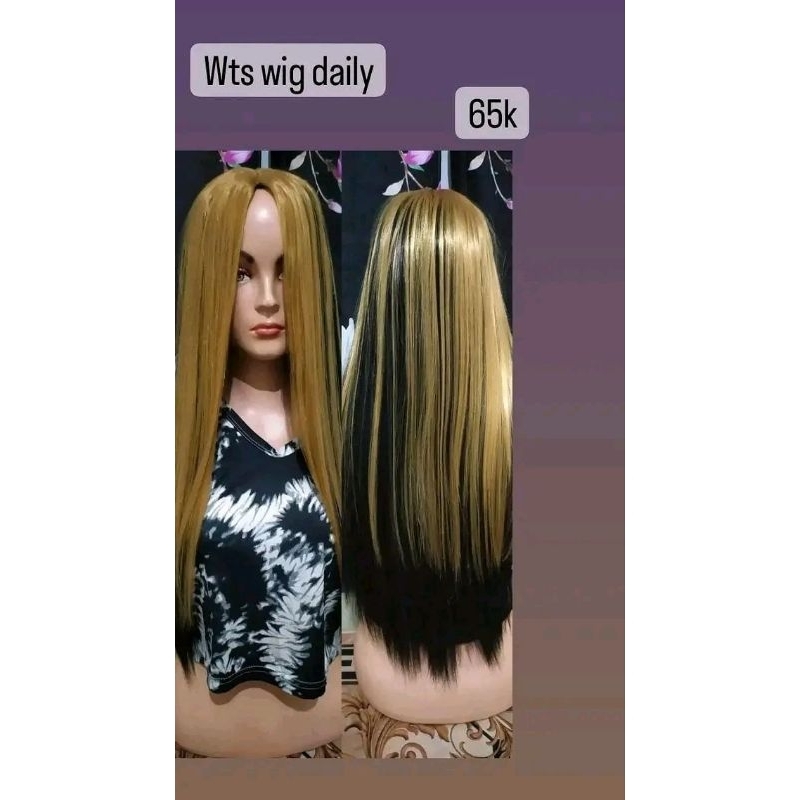 Wig daily Wig preloved second bekas