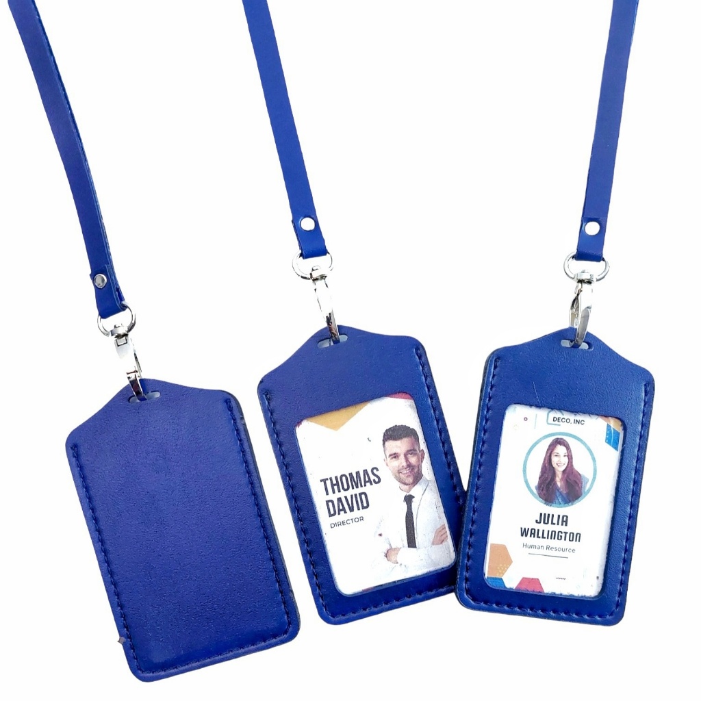 

Tali Id Card Nametag Kulit Tebal