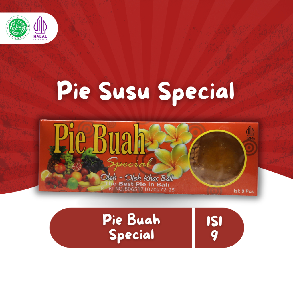 

Pie Buah Special 1 Box Isi 9 - Oleh Oleh Khas Bali