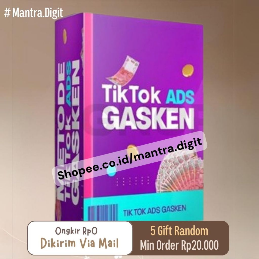 

[K23] Jual BELAJAR METODE LENGKAP TTTK ADS GASKEN | MD