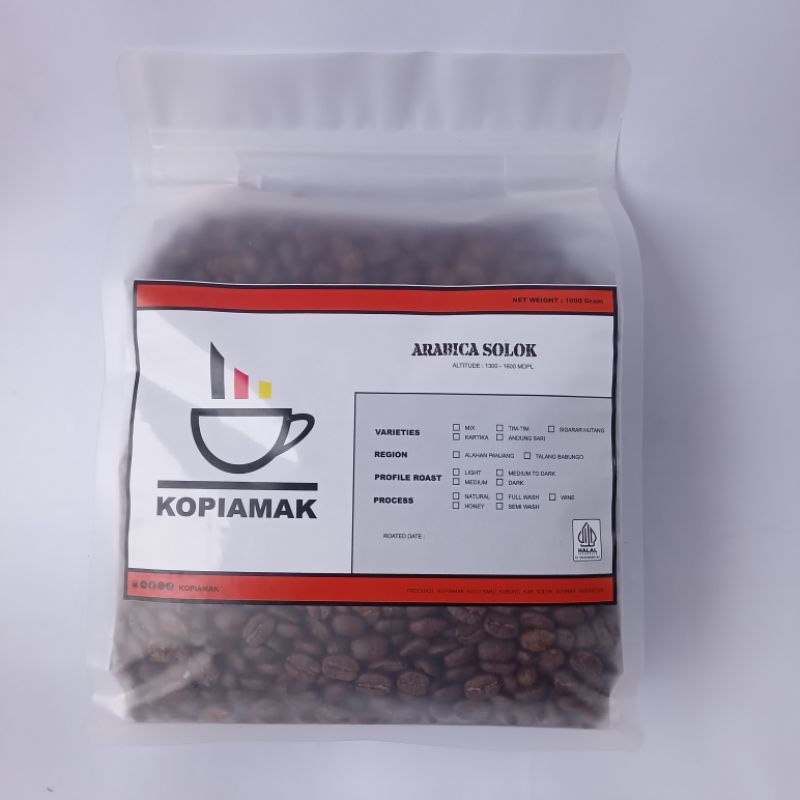 

Arabika Solok | Fresh Roasting | Single Origin | 1Kg
