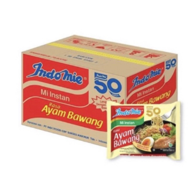 

INDOMIE AYAM BAWANG 1 dus isi 40