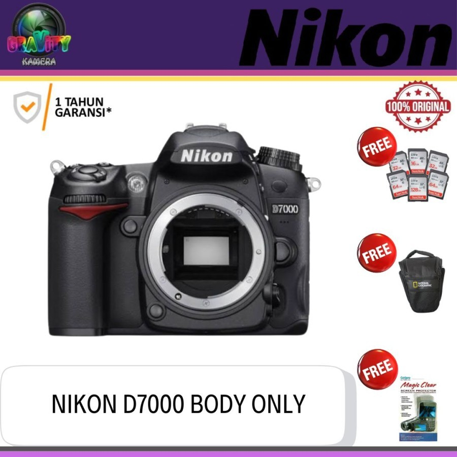 NIKON D7000 BODY ONLY / KAMERA NIKON D7000 BODY ONLY