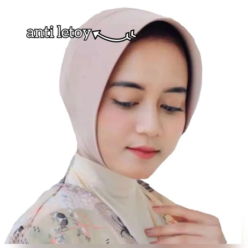 Ciput Topi Marsha Pengantin Mika Marsya Dalaman Jilbab Hijab Muslim Inner Iner Hijab Jilbab Premium