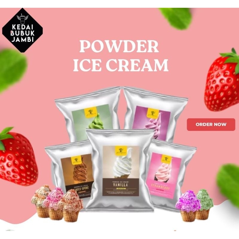 

powder ice cream 4 rasa