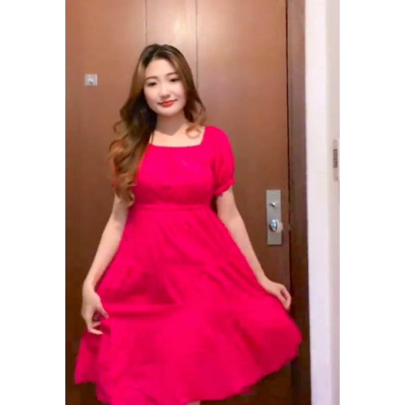 Preloved Dress Fuchsia