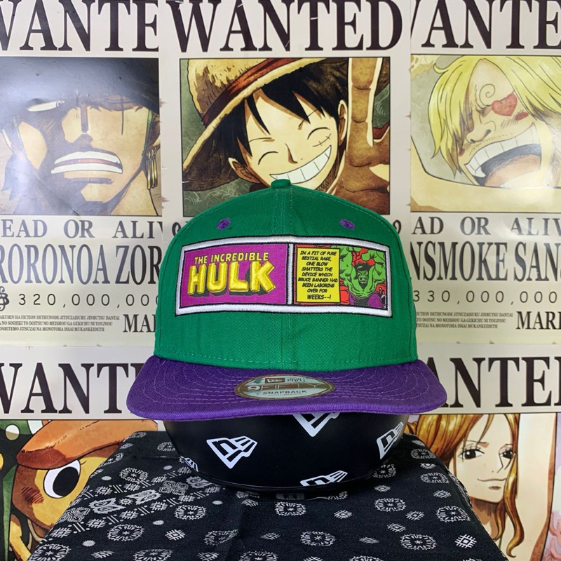 Topi New Era 9Fifty X Marvel Comics Incredible Hulk