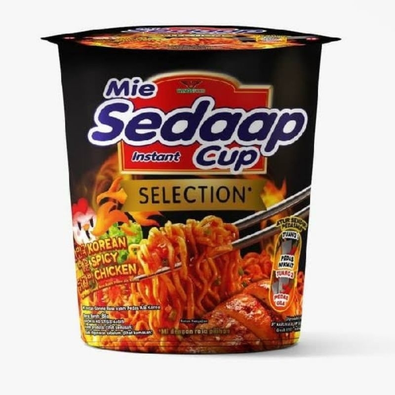 

mie sedaap cup selection korean spicy chicken / korean spicy soup