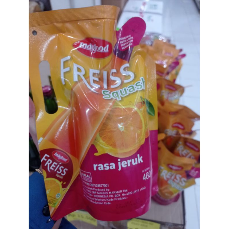 Indofood Freiss Sirup rasa jeruk 460ml