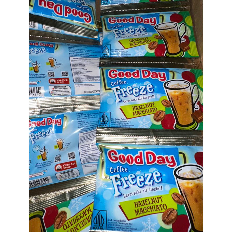 

Kopi Good Day Freeze Hazelnut Macchiato ed Juli 2025
