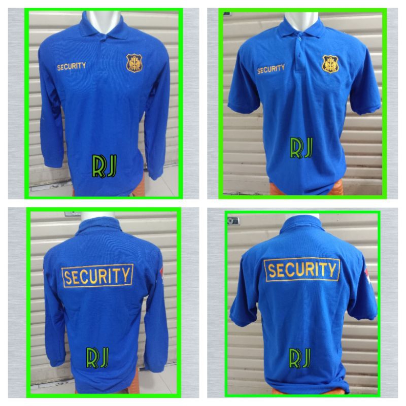 Kaos Lakos katun Security/Kaos polo lakos Latun security, Bordir suka suka, Bisacustom