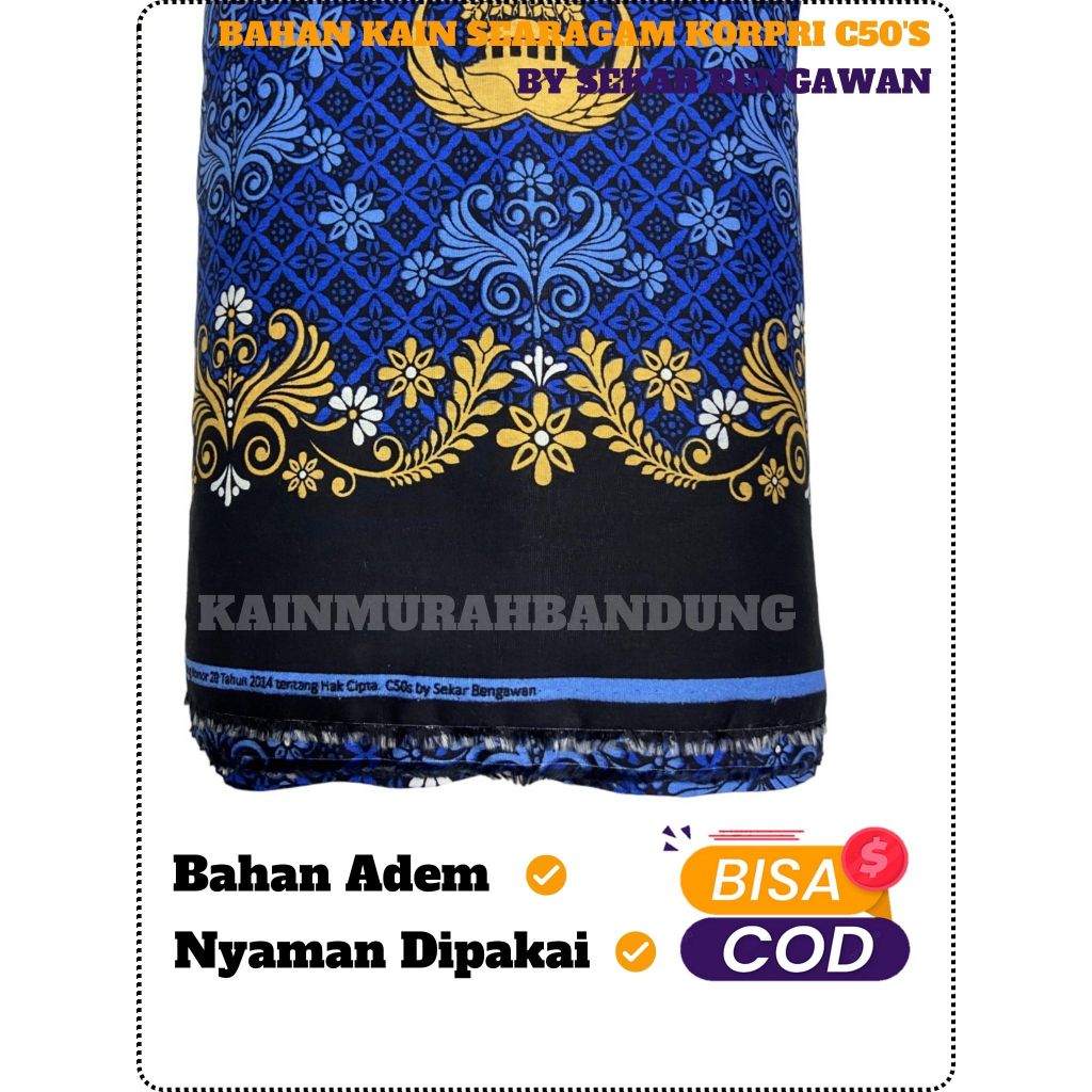 Kain seragam korpri/baju korpri wanita/kain korpri/korpri terbaru C50s
