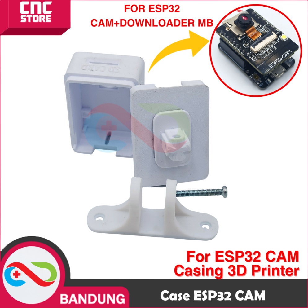 Stock Banyak CASE ESP32 CAM DAN SHIELD PROGRAMER BOX HOUSING MOUNTING CASING ESP CAM 33