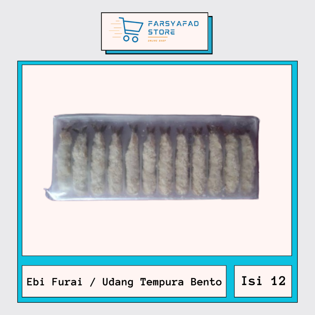 

Ebi Furai / Udang Tempura Bento Isi 12 Ukuran 380gr - Frozen Food