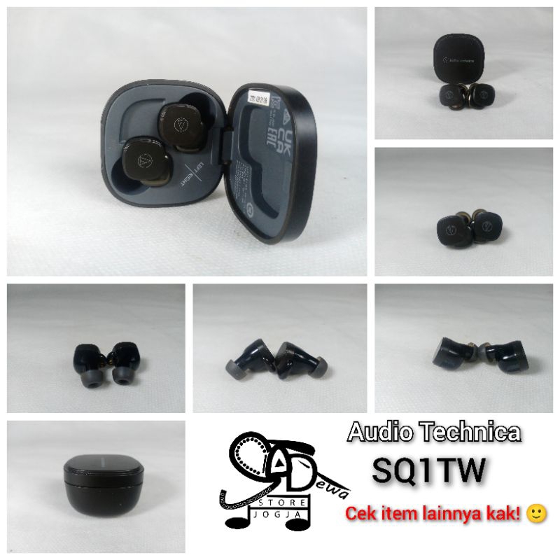 AUDIO TECHNICA SQ1TW ATH TWS BLUETOOTH IEM EARPHONE HIRES