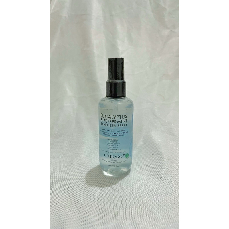 CARESO EUCALYPTUS & PEPPERMINT SANITER SPRAY 100ML