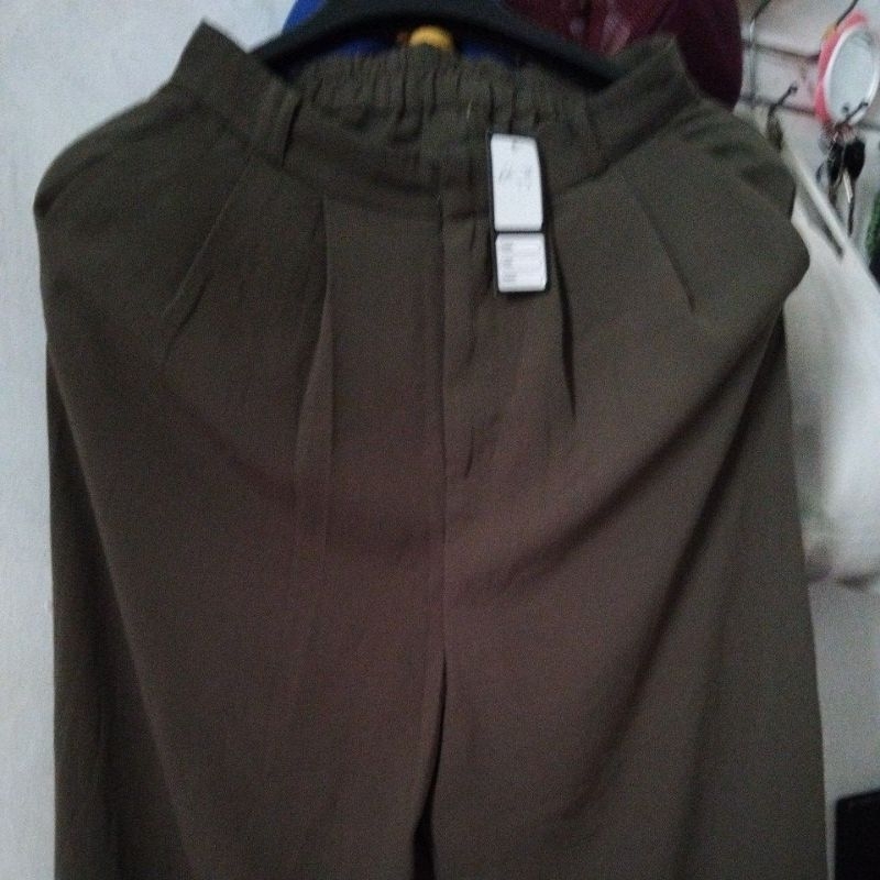 celana kulot wanita warna armi brand ingni