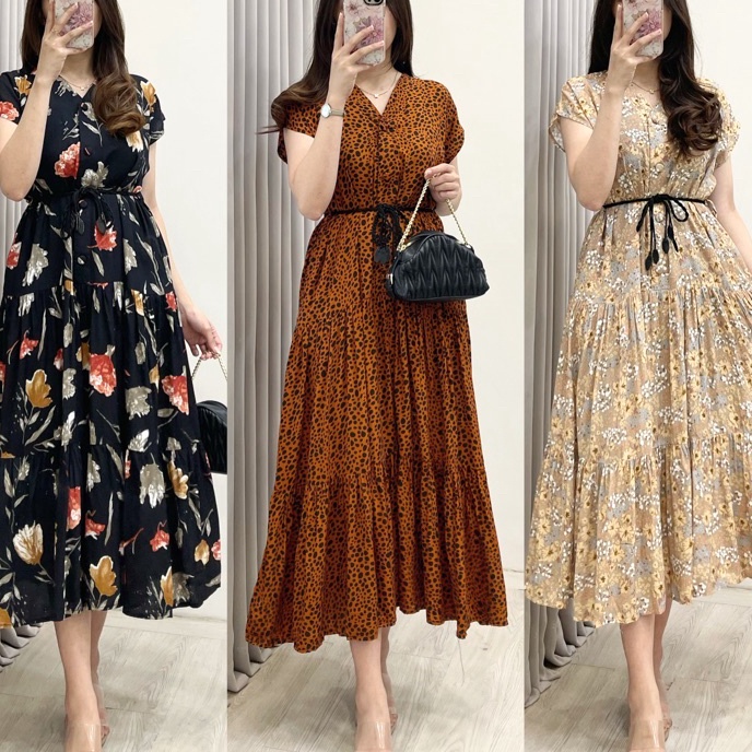 Tren Terkini Amariel Malibu Dress Daster Nyaman Bumil Busui Friendly