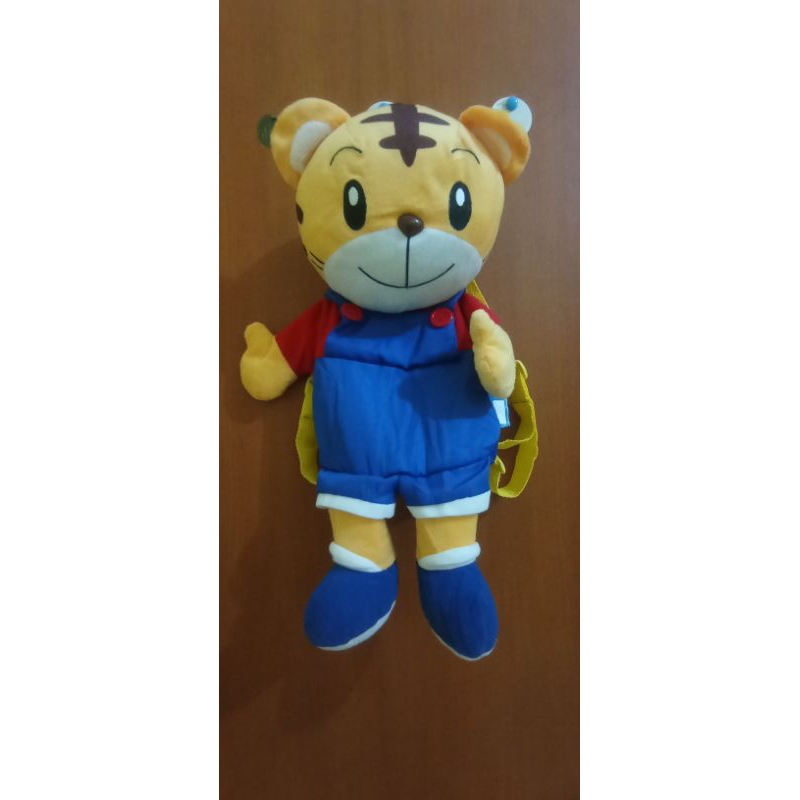Official Toddler Plush Backpack Shimajiro / Tas Boneka Shimajiro ORIGINAL BENESSE
