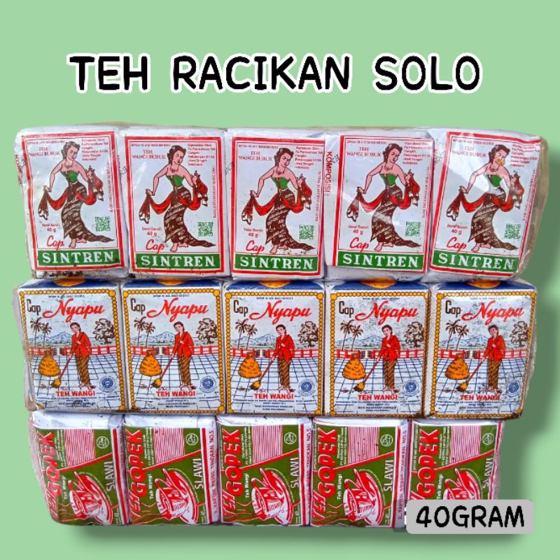 

3PAKET TEH RACIKAN SOLO GOPEK,NYAPU,SINTREN. RACIKAN TEH SOLO