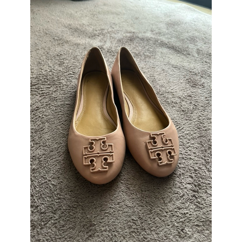 Preloved Tory Burch pink Flat ballet shoes 37