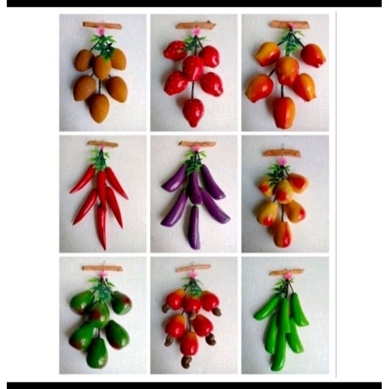 Buah hiasan gantung dekorasi