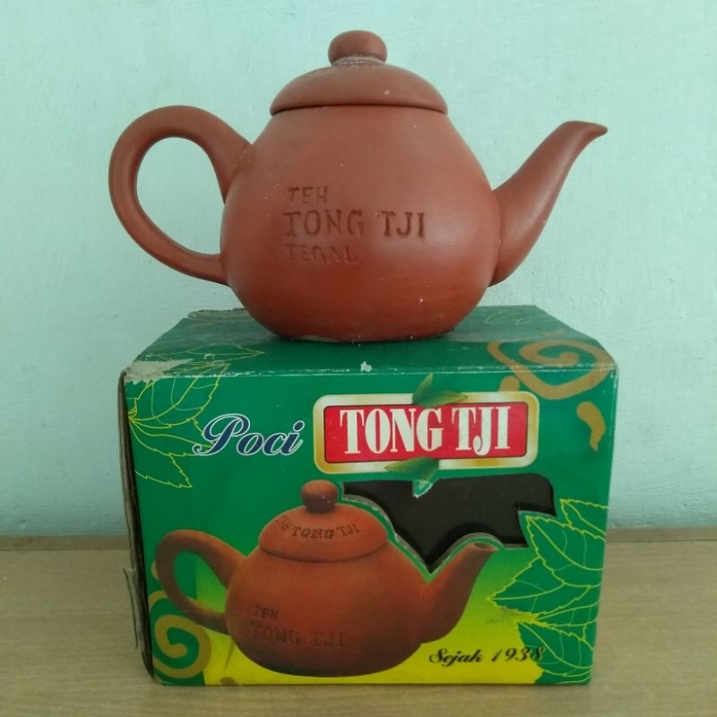 Teko Teh Tradisional Poci Tanah Liat Tong Tji 12 Cm