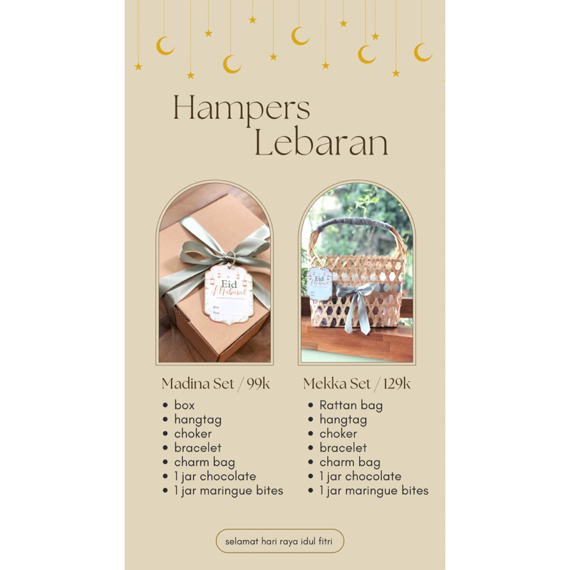 

Hampers Lebaran / Hampers idul fitri / Kado Lebaran